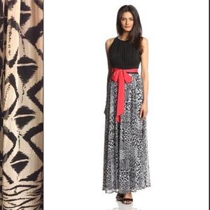 Jessica Howard Maxi Dress (8) Black/White